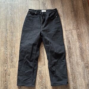 Everlane black curvy way-high jean organic cotton 30 regular